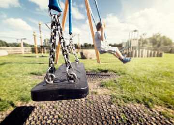 Child in playground